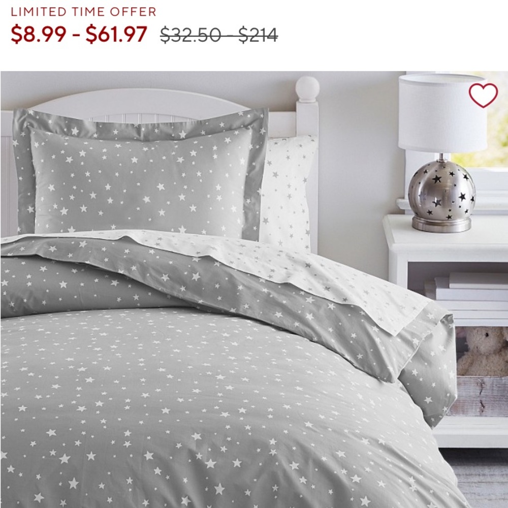 Duvet cover in Euros sham